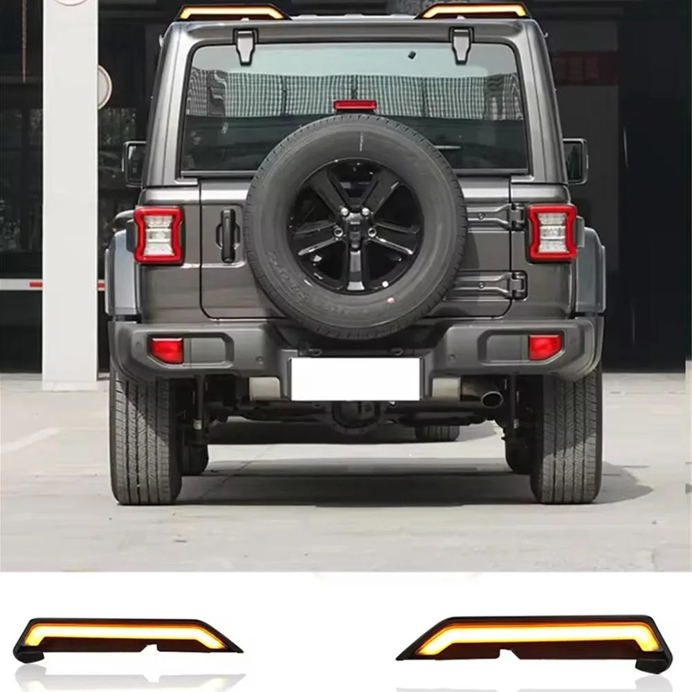 

LED Rear Roof Light For Jeep Wrangler JK JL Rear Spoiler Trunk Tail light Stop Light