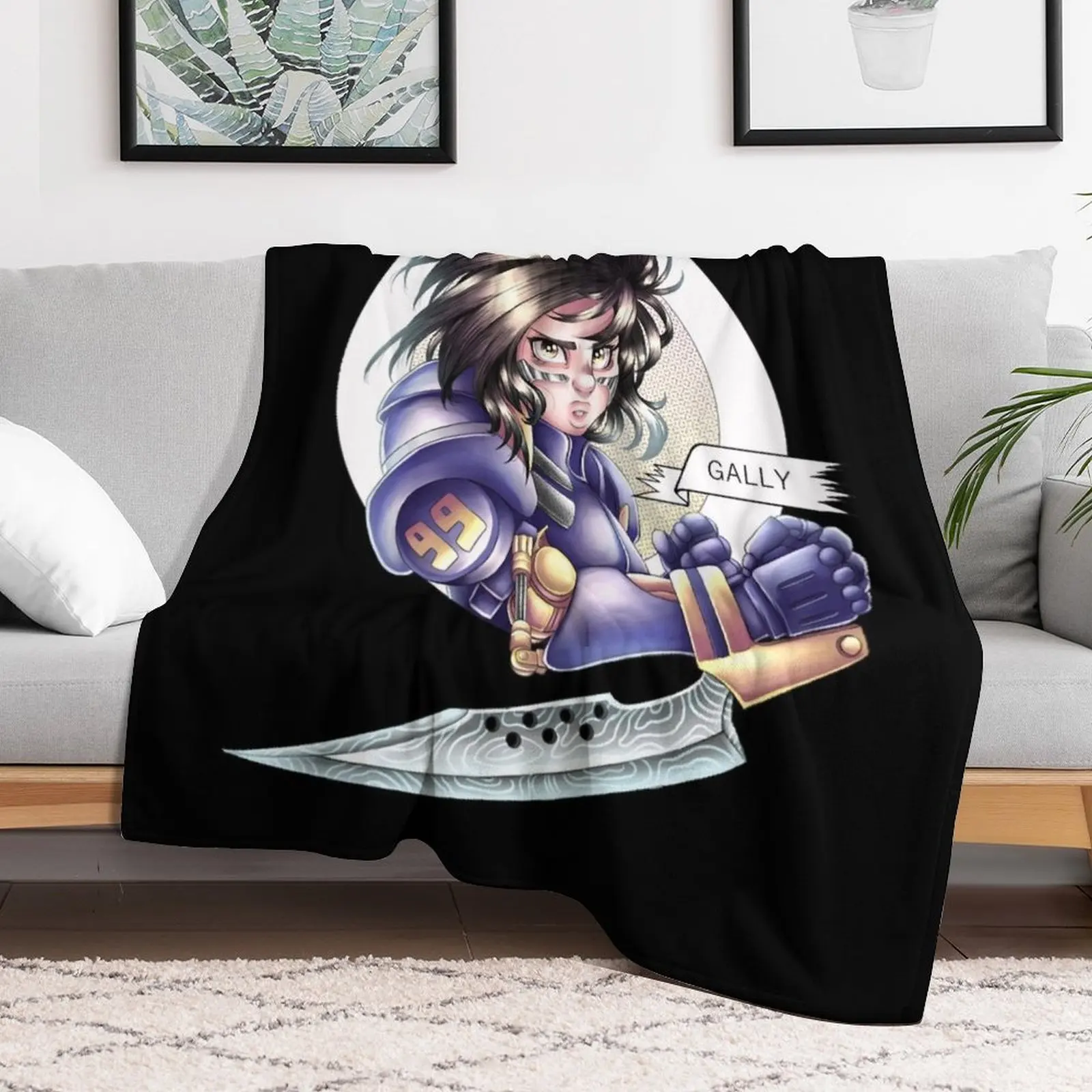 Mens My Favorite Motorball Alita Funny Graphic Gifts Throw Blanket Summer Cool Breathable Blanket for Sleeping