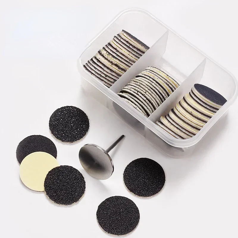 Сменная шлифовальная бумага для удаления кутикулы и мозолей 15/20/25 мм с набором дисков для педикюра, пилочки для рашпиля для ног, омертвевшая кожа + 2014, [p0