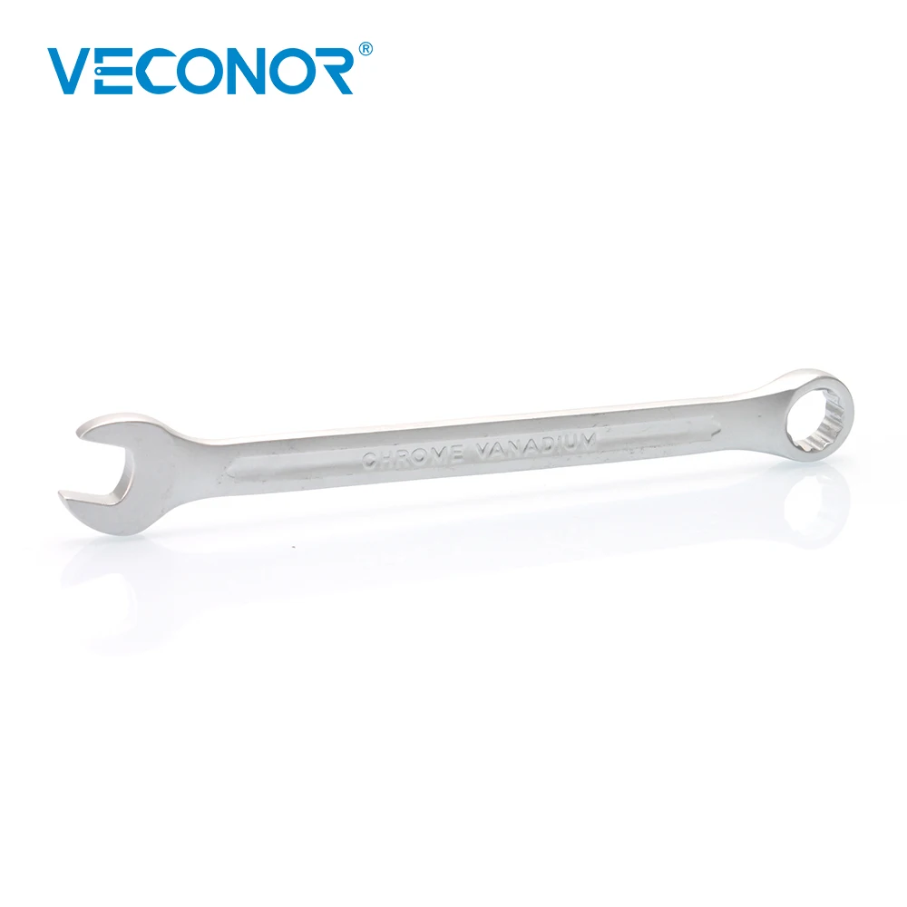 Veconor-llave combinada de extremo de caja abierta de 18mm, llave combinada de anillo abierto de cromo vanadio, herramientas manuales de reparación de automóviles para el hogar de 18mm