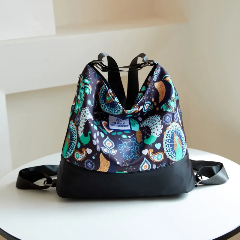 

Oxford Zipper Patchwork Shoulder Bags Summer Large Capacity Female Bags on Sale 2025 Commuting Casual Women's Handbags