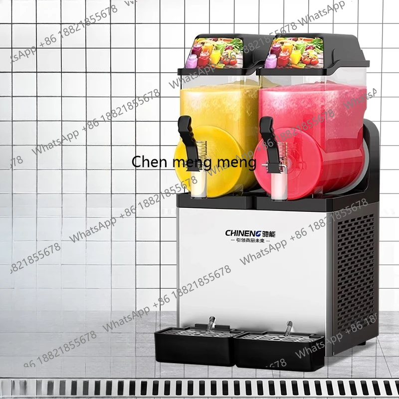 

Snow melt machine commercial beer cold drink automatic single double three cylinder hot and cold beverage slush machine