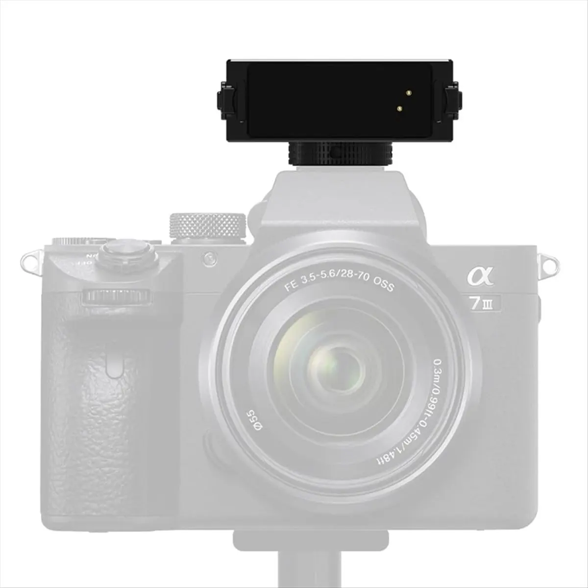 Compatible avec Insta360 GO3S/3, support à griffe froide magnétique à dégagement rapide avec 360 °   Modèle de charge à réglage
