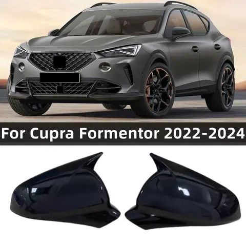 For Cupra Formentor 2022-2024 FR ST Rearview Mirror Cover Trim Add on Rear View Mirror Trim Pair Side Wing Mirror Cover Caps