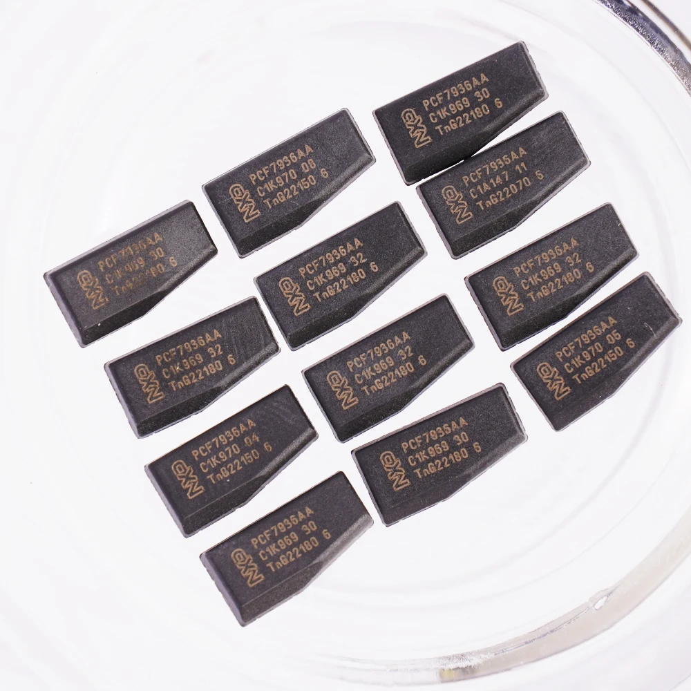 5pcs 10pcs 20pcs original 7936 chip 7936AA 7936AS transponder chips Unlock ID 46 PCF 7936 carbon