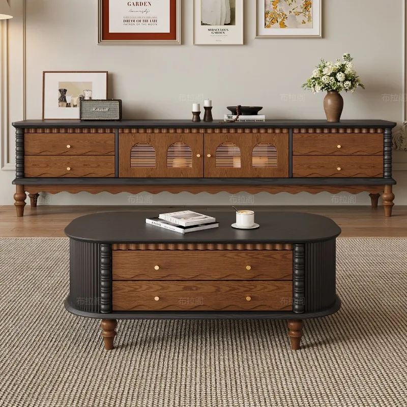 

wood retro tv table mobile luxury living room display designer storage organizer tv stands universal muebles home furniture