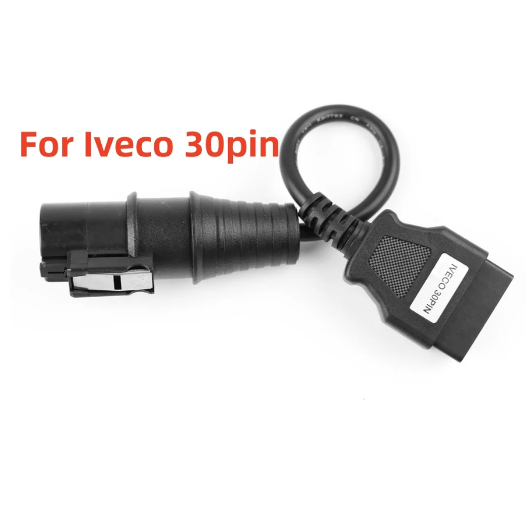 For IVECO 30Pin to 16Pin Female OBD OBD2 Adapter for Ive-co 30 Pin Diagnostic Connector Cable OBD2 Truck Cable