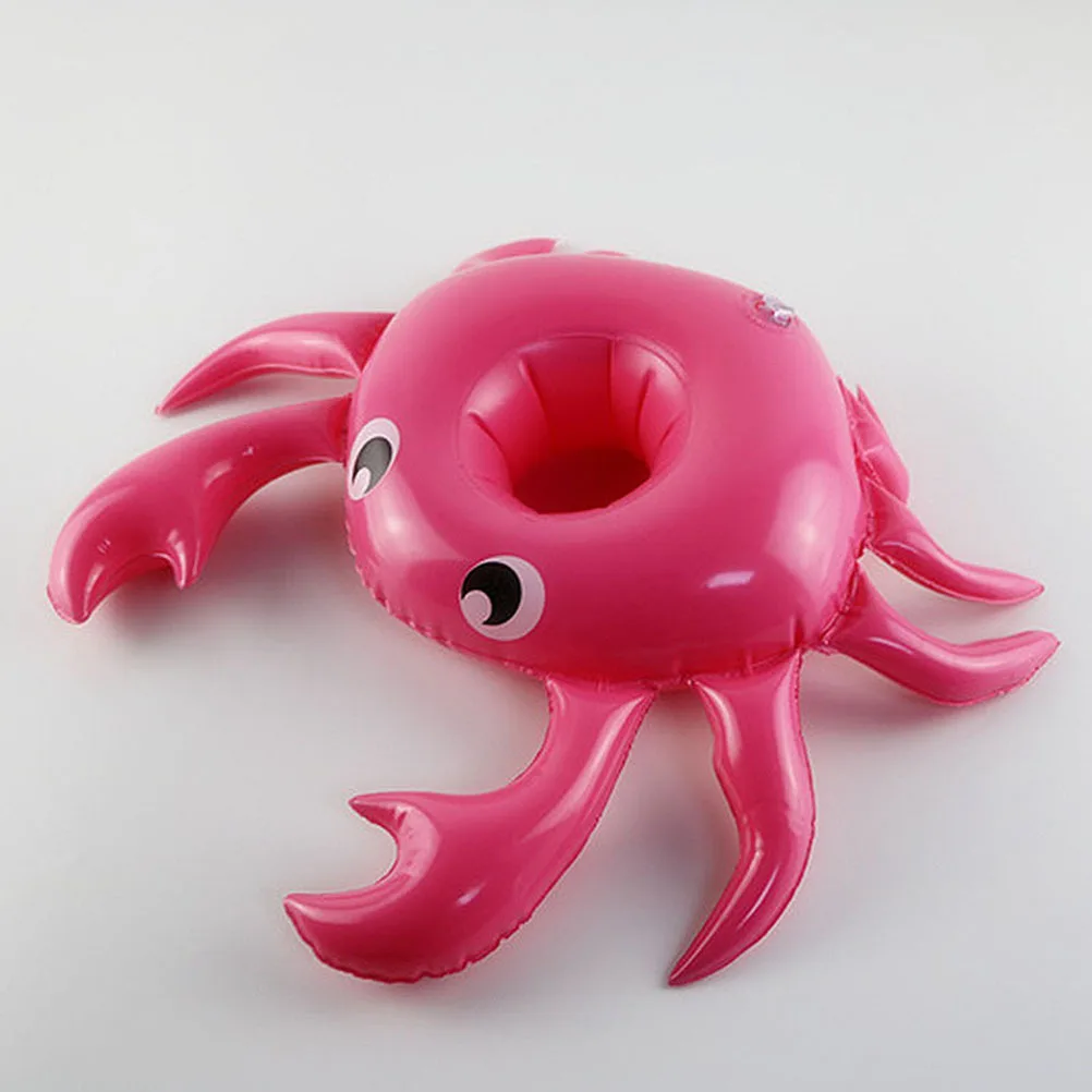 SOIMISS 3 قطعة حاملي أكواب حمام السباحة القابلة لإعادة الاستخدام نفخ شرب تعويم لعبة حفلة للأطفال كراب بركة تعويم ملحق #2