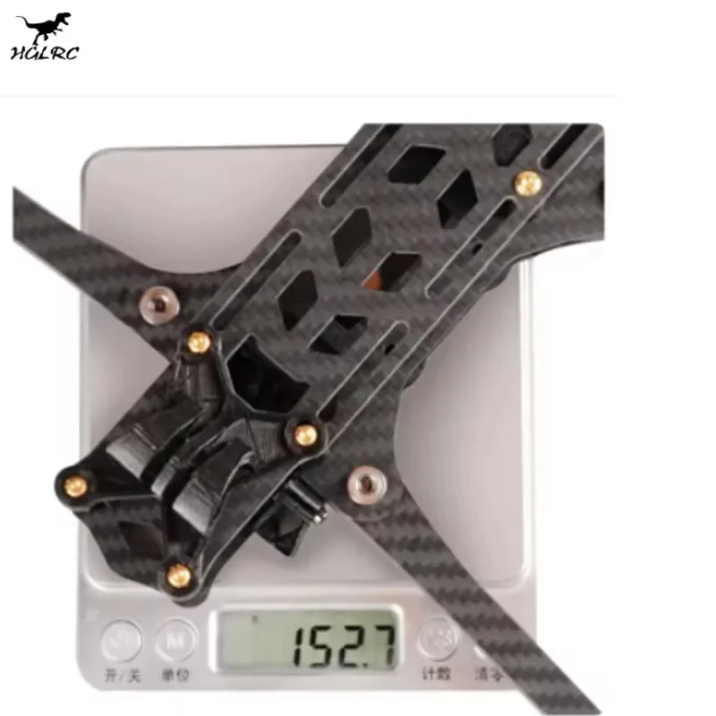 HGLRC Rekon7 LR 324 مللي متر 7 بوصة طويلة المدى مجموعات الإطارات ث/6 مللي متر الذراع 3K ألياف الكربون متوافق 7 بوصة المروحة ل FPV سباق الطائرة بدون طيار جزء #4