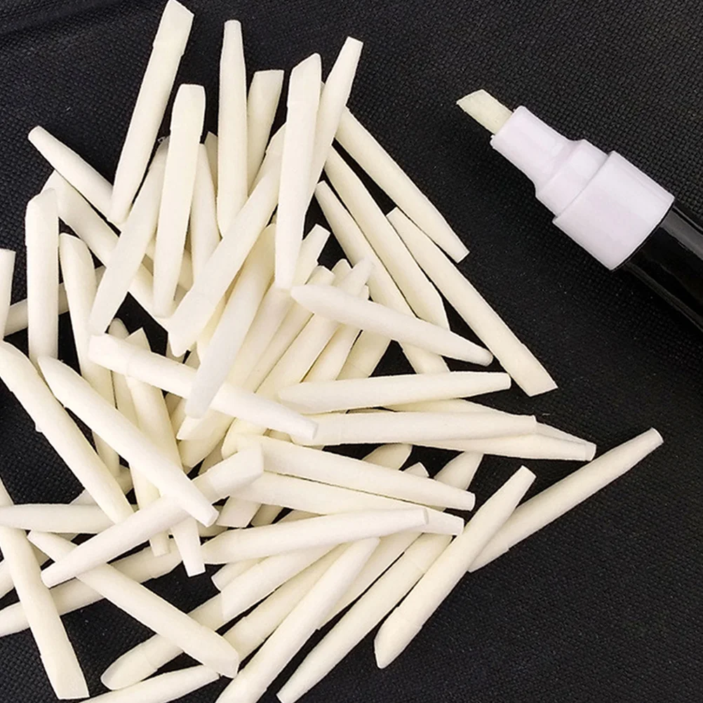30 Pcs Marker Pen Tip Replacement Student Refills Fiber Replacements for Paint Markers