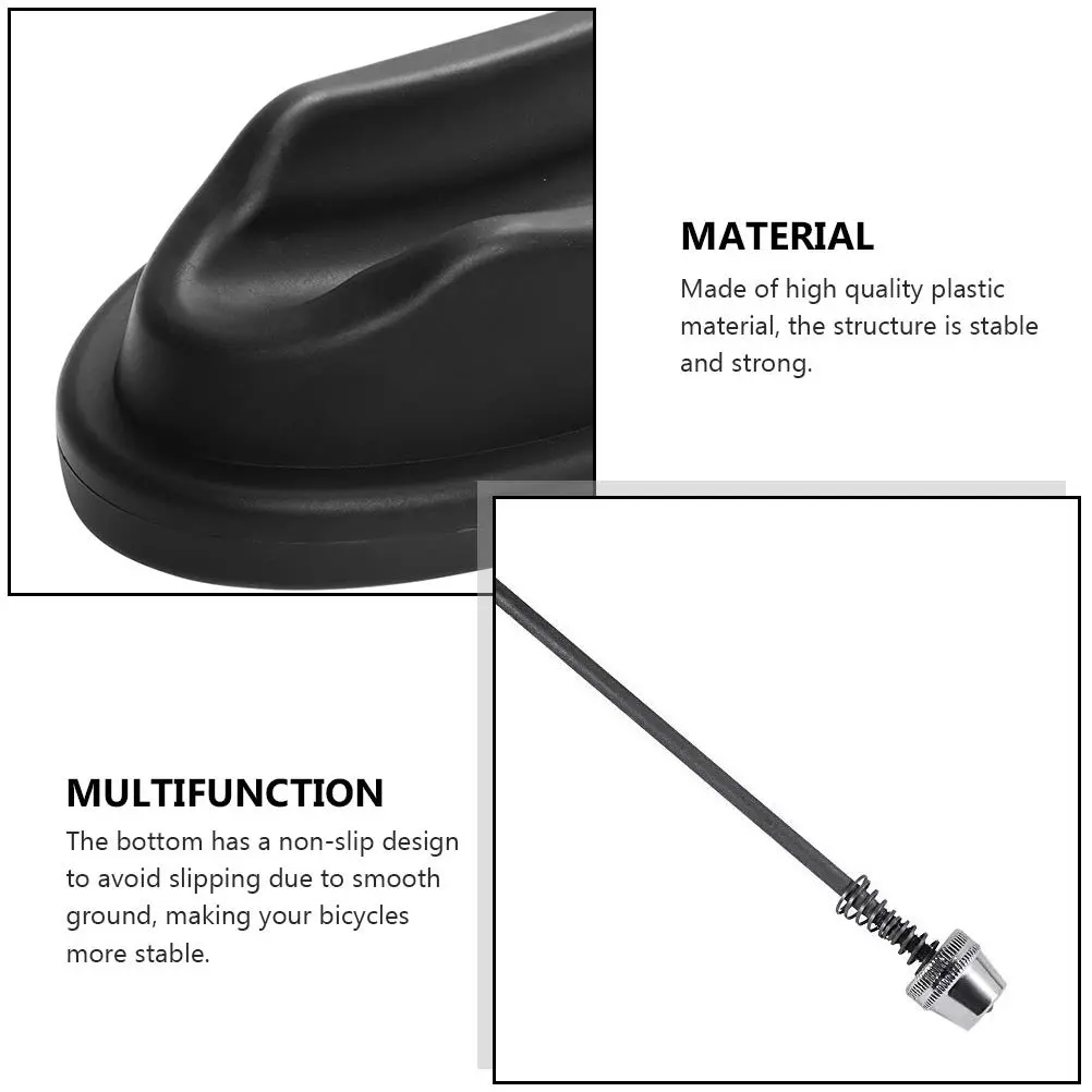 

2Pcs Bike Front Wheel Riser Block Stabilize Support for Indoor Training Nonslip Design Full Weight Bearing Bike Wheel Stabilize