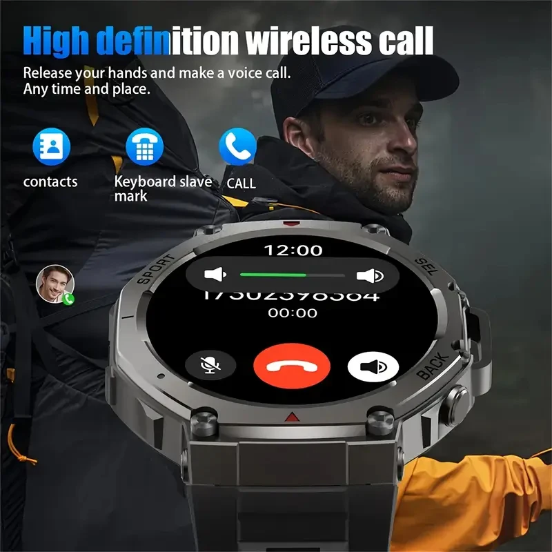 T-RX 3 Military GPS Smart Watch with AMOLED Display