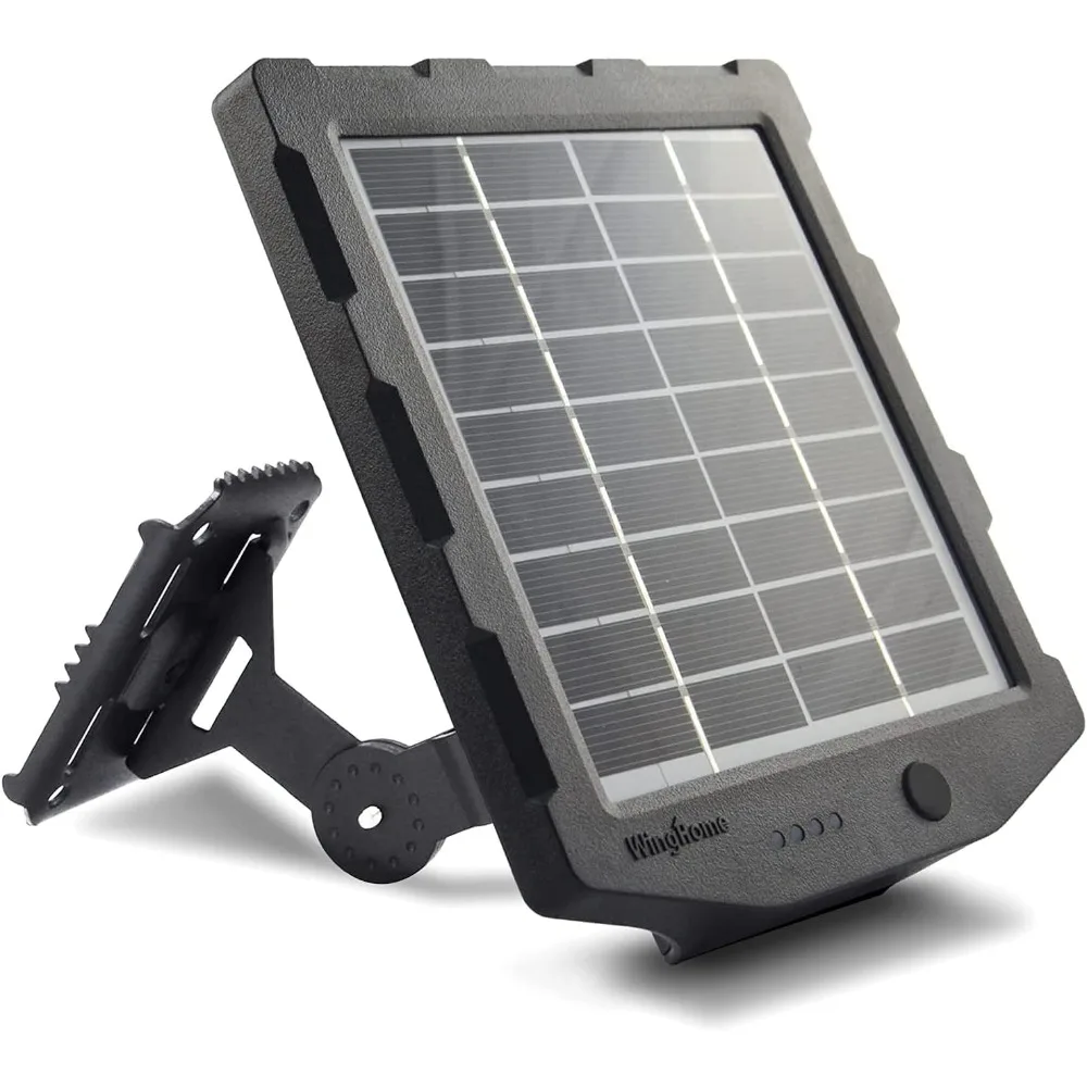

Trail Camera Solar Panel, Solar Battery Charger Kit 12V/1A 6V/1.5A with Build-in 2000mAh Rechargeable Lithium Battery