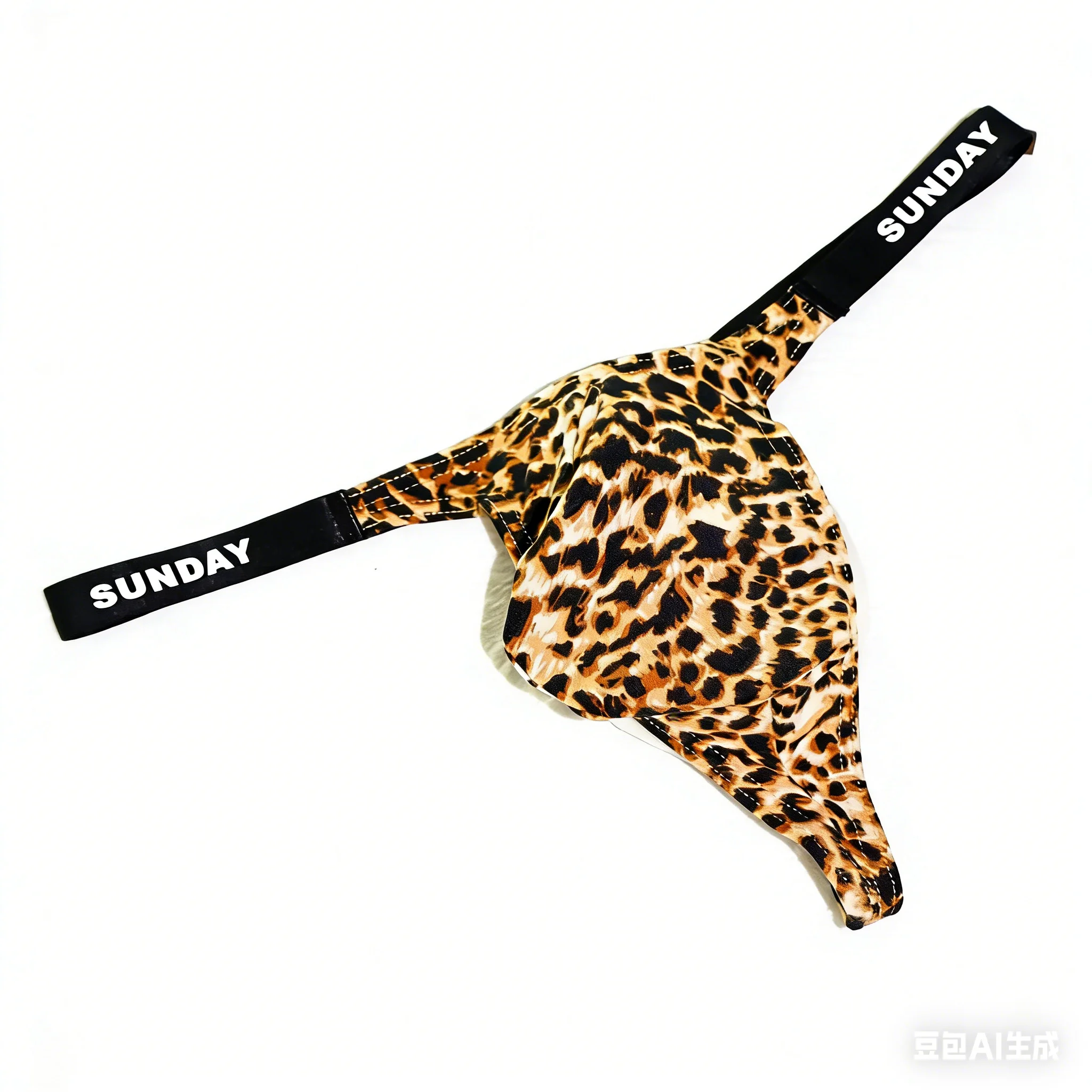Men's Sexy U Convex Pouch Thong Leopard/Camouflage Gays Erotic T Back Underwear Elastic Sports Panties Quick Drying Bikini Brief