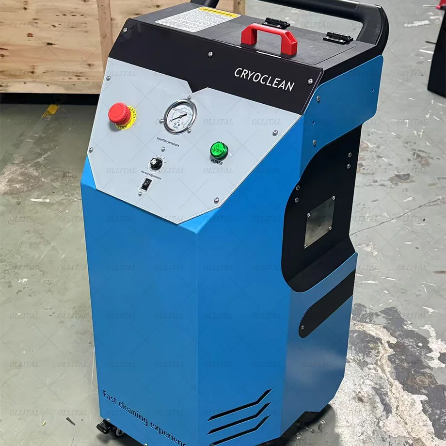 Customized Dry Ice Blasting Equipment Dry Ice Cleaning Machine for Automotive Detailing Engine Chassis Industrial Rust Removal