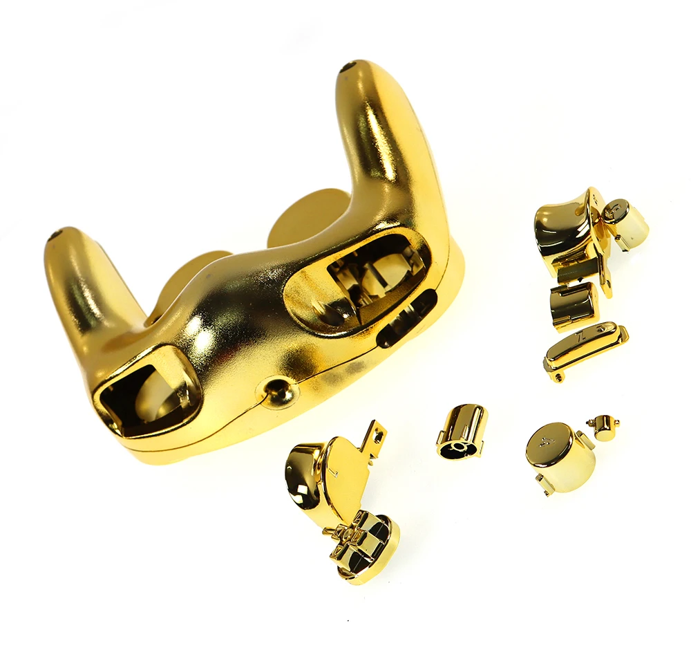 1 مجموعة لنينتندو NGC Gamecube تحكم الإسكان غطاء مطلي الكهربائي شل مقبض حالة الألعاب مقبض واقية