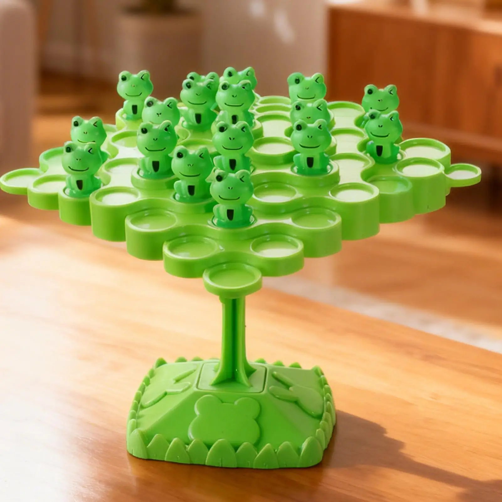 Balance Game Cartoon Frog Tree Tabletop Puzzle Balance Board Game for Kids Adults Boys Girls Preschool Kindergarten Birthday