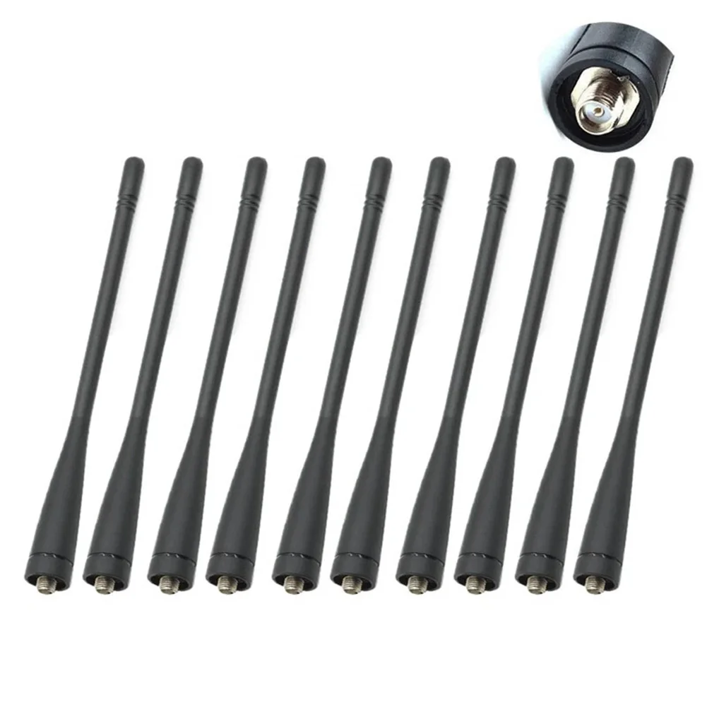 

10pcs KRA-27 UHF Antenna SMA-Female Connectors For Kenwood TK3300, TK3202, TK3302, NX300, NX320, And NX340 Walkie-talkies