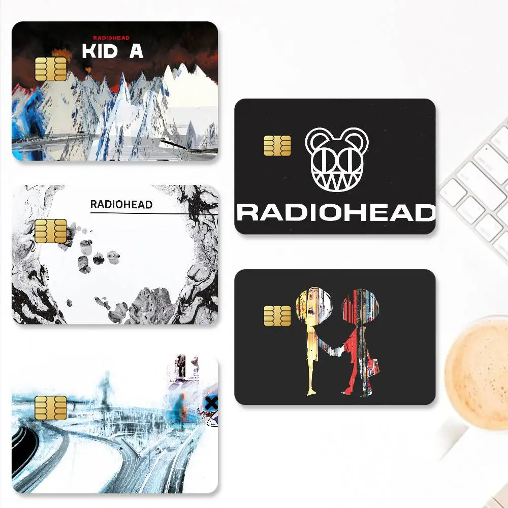 Band R-Radiohead-S Credit Card Stickers Skin for Bank Debit Decorative Protection 4PCS Decal Anti-scratch Waterproof