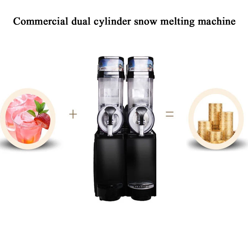 

Commercial Mini Slush Making Machine Frozen Juice Cold Drinking Ice Cream Snow Melting Machine