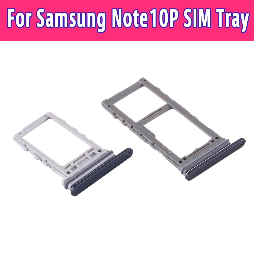 SIM Card Tray For Samsung Galaxy Note10Plus SM-N975F SM-N975USM-N976B Nano Note10+ 5GSIM Holder Replacement Part