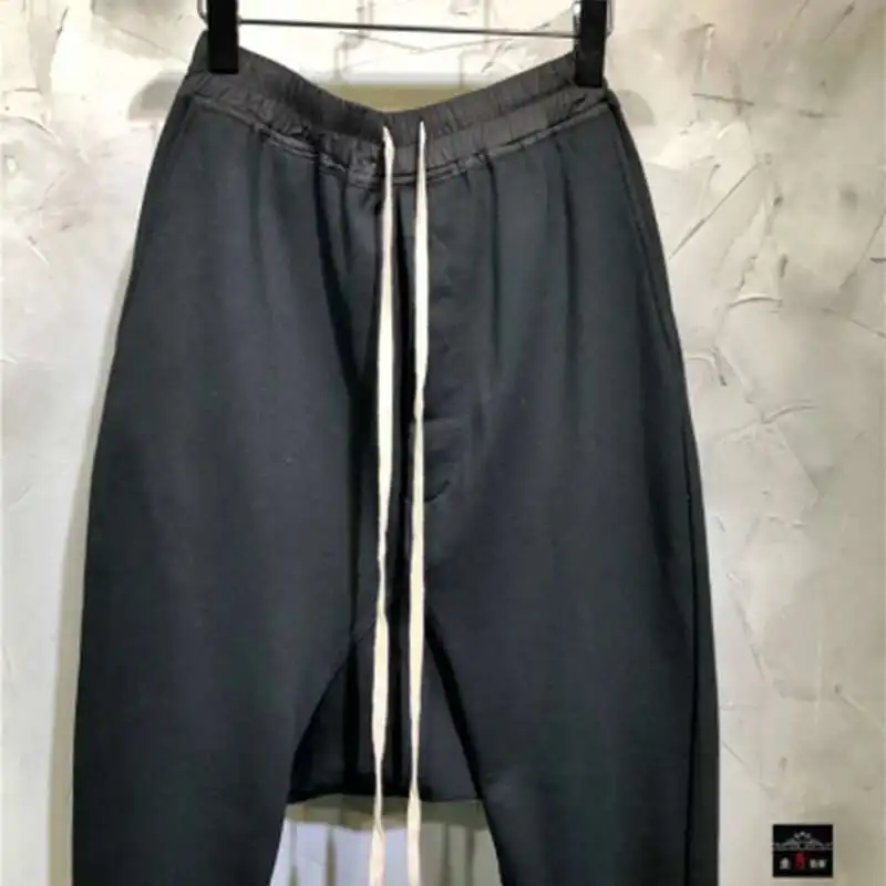 Style With Winter Solid RO Fall And Casual Men's Dark Color Fashion Flying Mouse Trousers Harem Pants