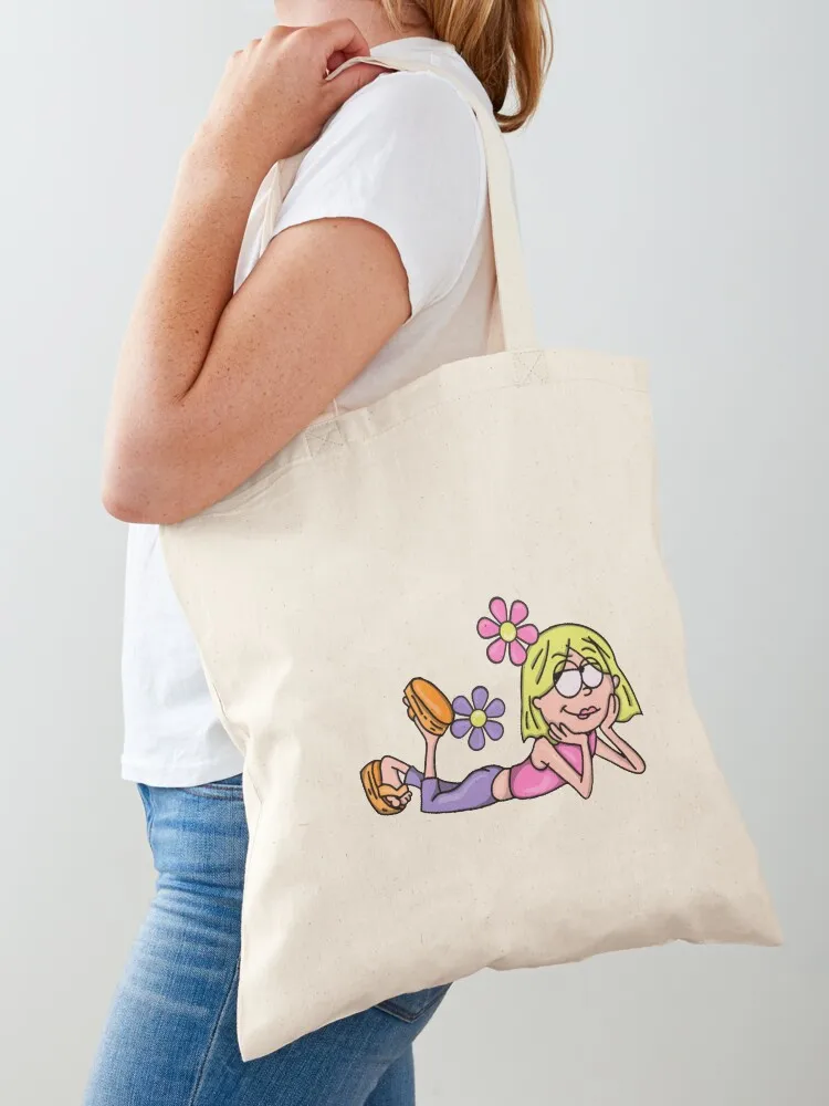 Y2K Lizzie McGuire Flower Art Tote Bag shoping bag Women's handbag Women's shopper bag Candy bags