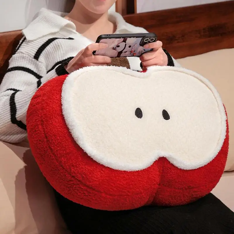 Plush Fruit Pillows Fruit Pillows For Couch Adorable Lumbar Spine Waist Supporter Cartoon Comfortable Stuffed Hugging Toy