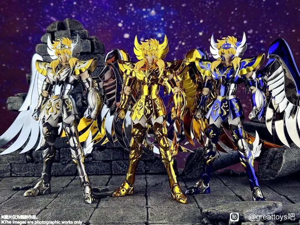 

ST Model Saint Seiya Myth Cloth EXM/EX Soul of God EX SOG Cygnus Hyoga V4 Bronze Saint Metal Body Knights of Zodiac Model Toy