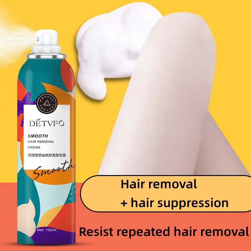 Fast Hair Removal Spray Leg Arm Armpit Permanent Depilatory Cream Painless Hair Growth Inhibitor Men Women Repair Care 150ml