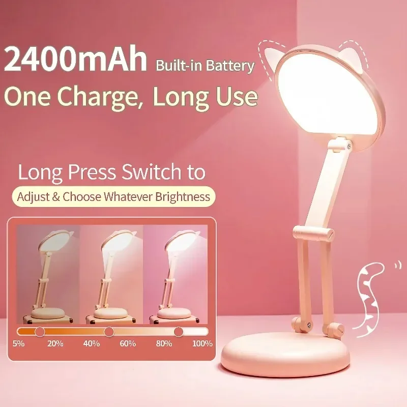 Light Emitting Diode Desk Cute Desk Lamp Pink Desk Lamp Europe