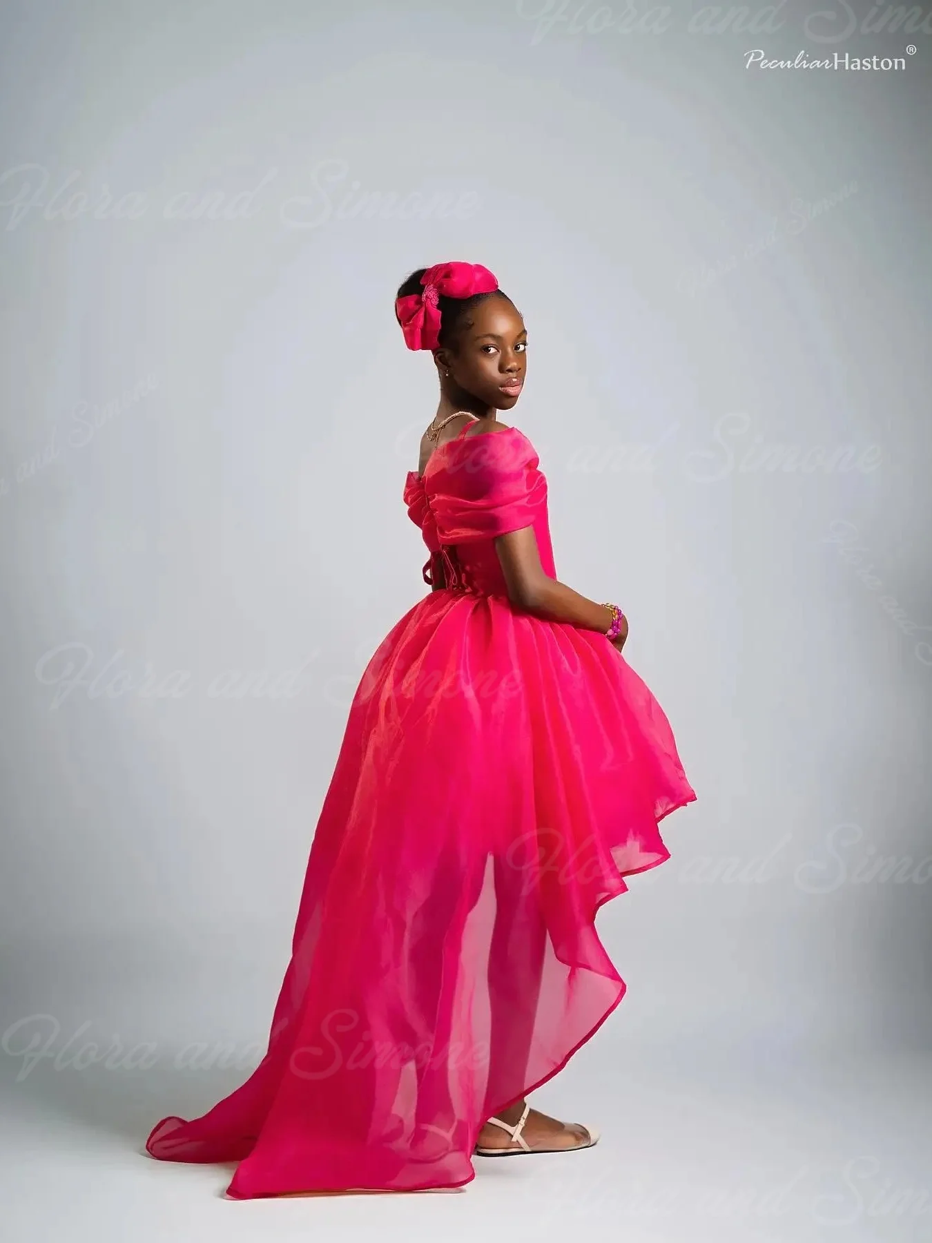 جميل ارتفاع منخفض الفتيات فساتين حفلات عيد ميلاد القمامة الأميرة زهرة فتاة فستان لحفل الزفاف مخصص الأطفال حفلة موسيقية فستان مخصص #5