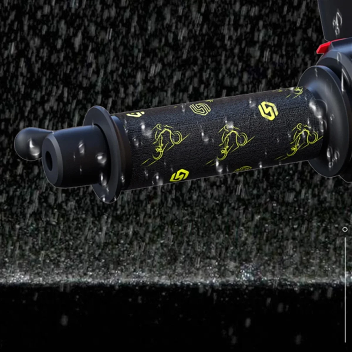 

Motorcycle Heating Handle Grip 12V 3-Gear Waterproof Thermal Handlebar Heater Warmer for Electric Scooter E-Bike