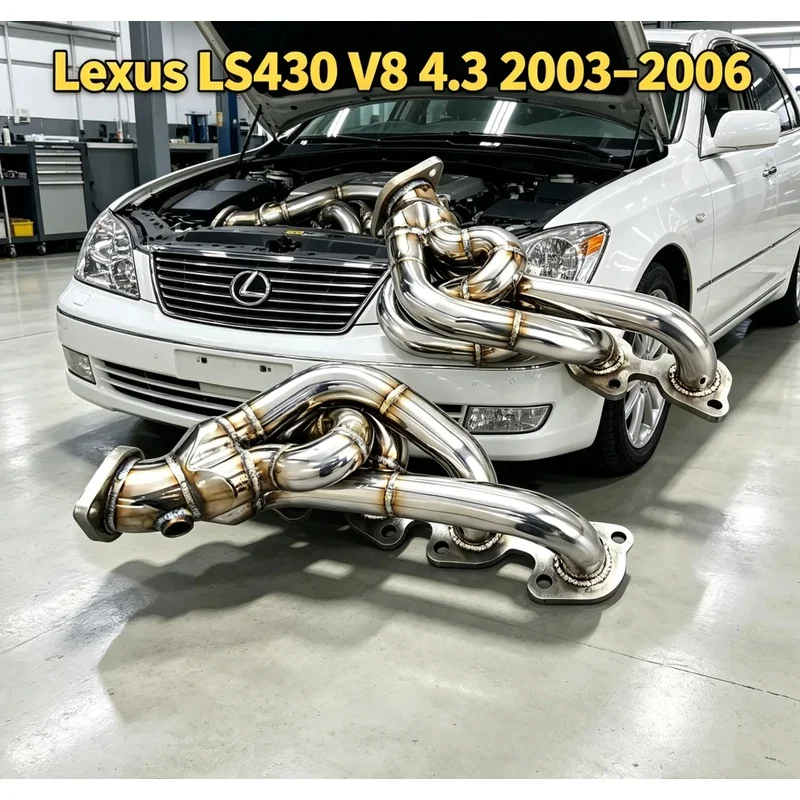 High-Performance Equal Length Exhaust Manifold Header Aftermarket Racing Pipe for Lexus LS430 4.3L V8 2003-2006 Tuning Parts