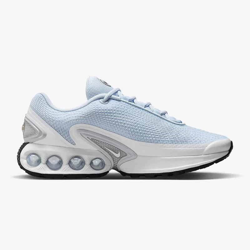 حذاء الجري Nike Air Cushion، Rebound، والتدريب المتانة للنساء، حذاء الجري الرياضي الجديد Air Max Dn ذو القبضة العالية المريح، حذاء الأب ذو النعل السميك، يوصى به مع أنماط صديقة Fj3145-400