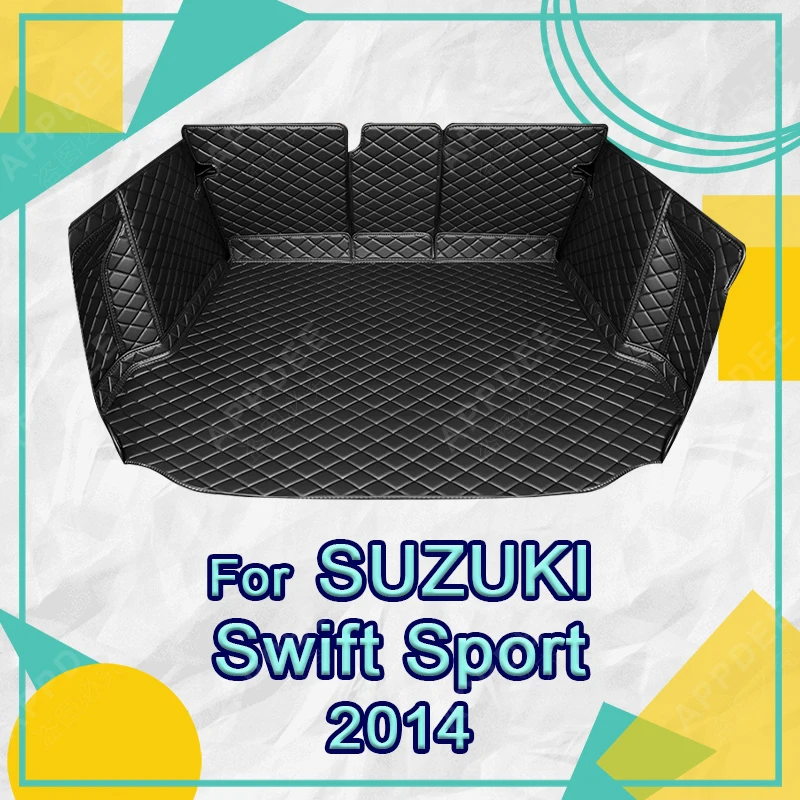 

Автомобильный коврик для багажника с полным покрытием для Suzuki Swift Sport 2014, чехол для багажника автомобиля, коврик, подкладка для груза, защитные аксессуары для интерьера