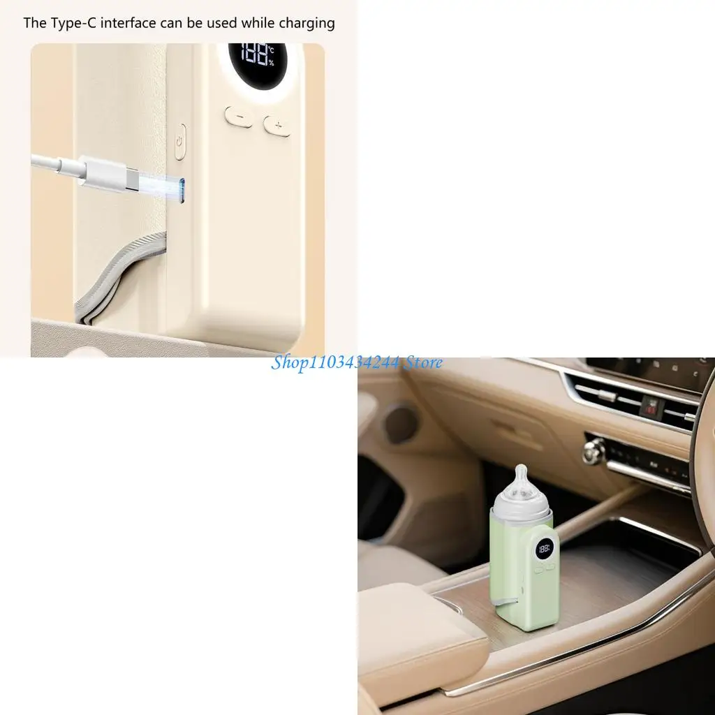 

Портативный подогреватель молока 4 в 1, формула для грудного молока, нагрев, регулируемый контроль температуры, безводный для