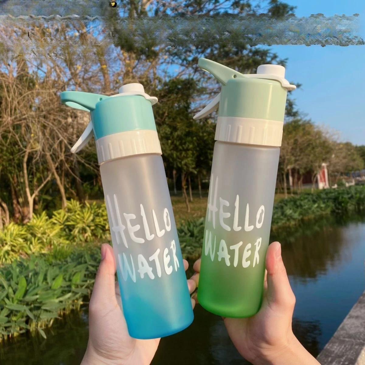 650ML BPA Free Mist Spray Wate - Sports Equipment Types 评论和价格