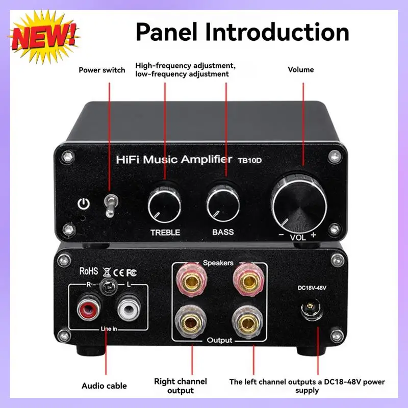 

T24C DIY HIFI Mini 200W Subwoofer Speaker Amplifier, BT5.0 Audio Technology, 20HZ-20KHZ Frequency Amplificador