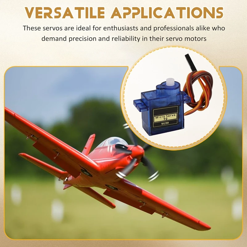 10st Sg90 9G Micro-Servo Voor Rc Vliegtuigen Vaste Vleugel Vliegtuig Model Telebesturing Vliegtuig Speelgoed Servo Motor 450 Helikopter