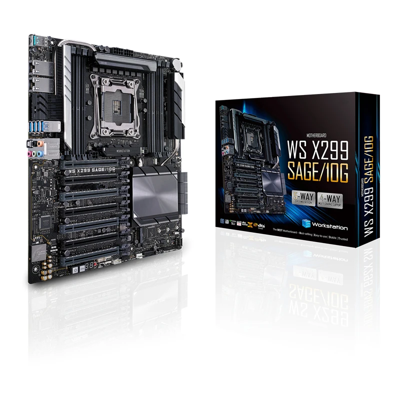 WS X299 SAGE/10G , LGA2066 Motherboard,Core X-series Processors