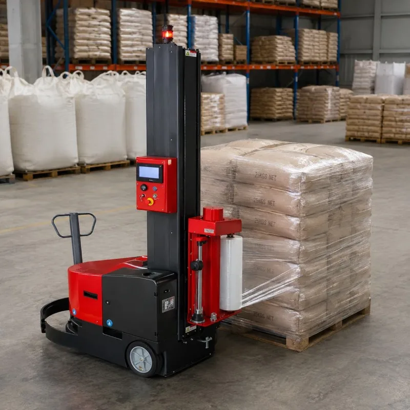 Cargo Pallet Stretch Wrapping Machine Shipping Preparation Customized High Efficiency Reliable Durable Quality