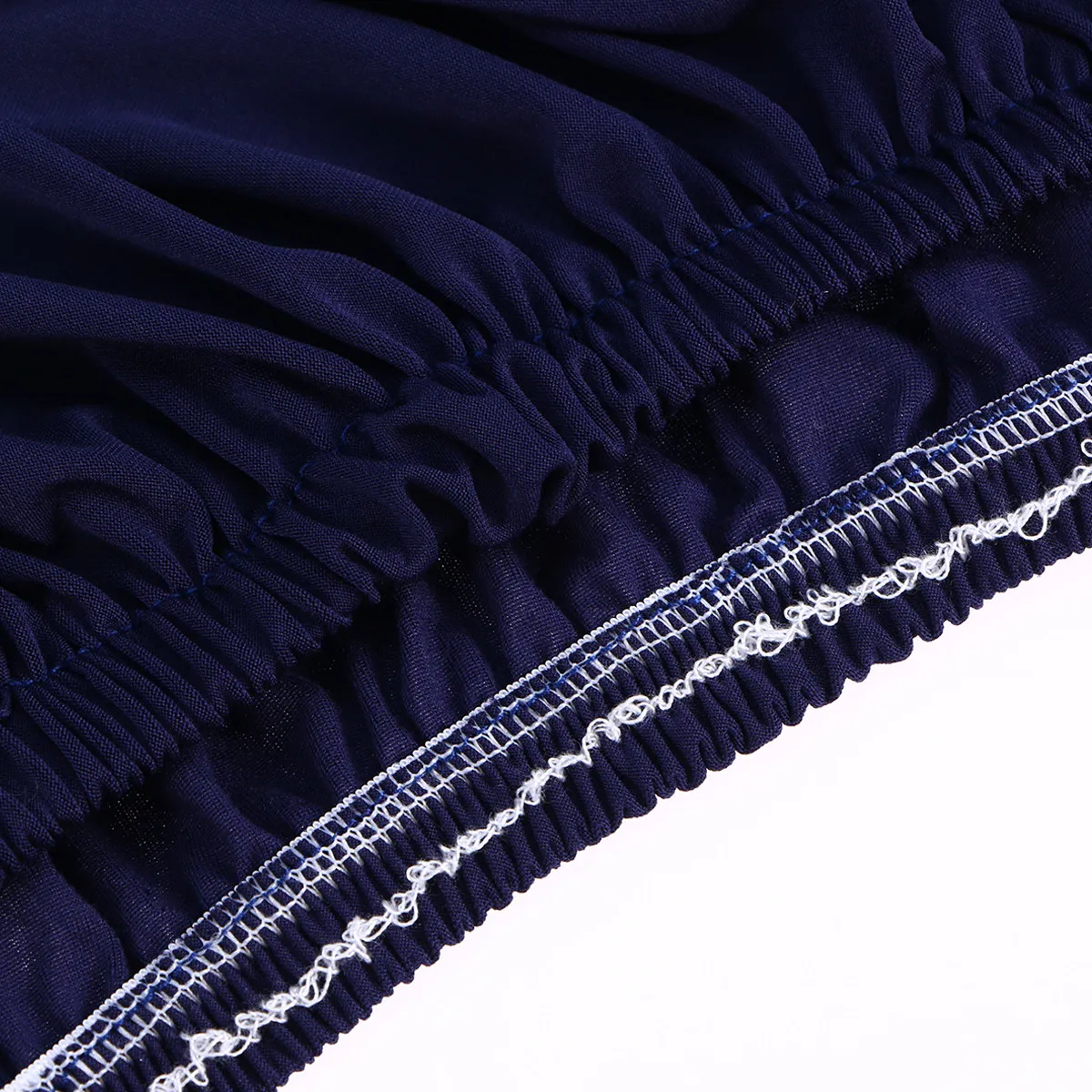 Elastic Anti-Slip Sofa Cover Slipcover Set Navy Thick Fabric Sofa Protector for Three Person Couch