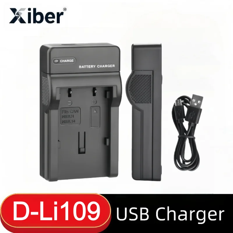 

Xiber D-Li109 DLi109 Battery USB Charger For Pentax KR KP K2 K30 K50 K70 K500 KS1 KS2 K-S1 K-S2 K-R K-P K-2 K-30 K-50 K-70 K-500