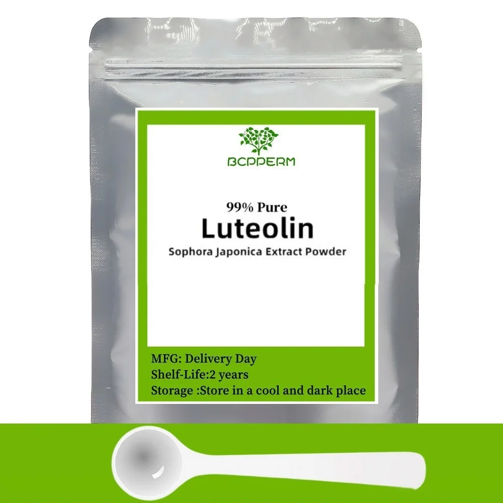 50g-1000g 99% Pure Luteolin, Sophora Japonica Extract, Free Shipping