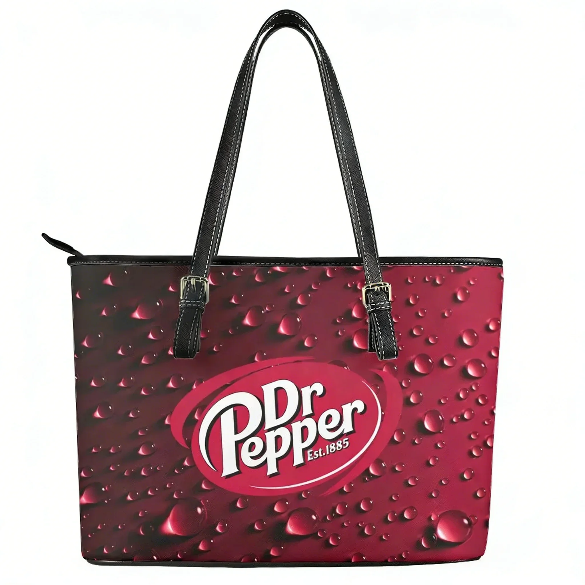 D-DR Custom Handbag P-Pepper Womens Mens Personalized Tote Bag Shoulder Bag Business Leather Purse Travel Bag Gift