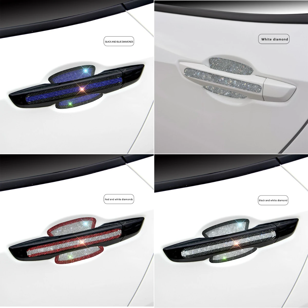 

Car Door Handle Door Bowl Sticker Protection Car For RAM 1500 2500 3500 ProMaster ProMaster City Dakota Classic TRX Rebel Power