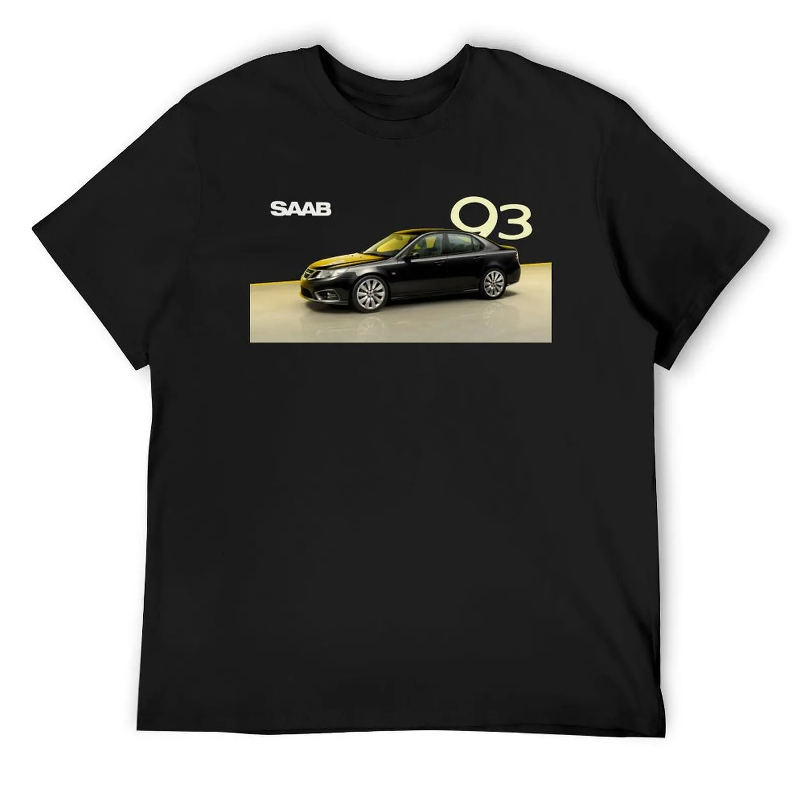 

SAAB 9-3 AERO T-Shirt graphics vintage anime shirt man t shirt Men's cotton t-shirt