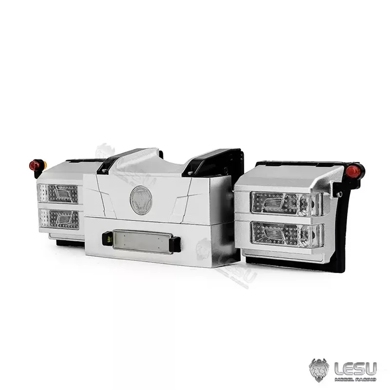 RC 1/14 Heckträger Heckflügel Rücklicht-Set für Tamiya Hydraulikbagger Lader Muldenkipper für SCANIA MAN VOLVO Tripper DIY-Teil – Detail 2