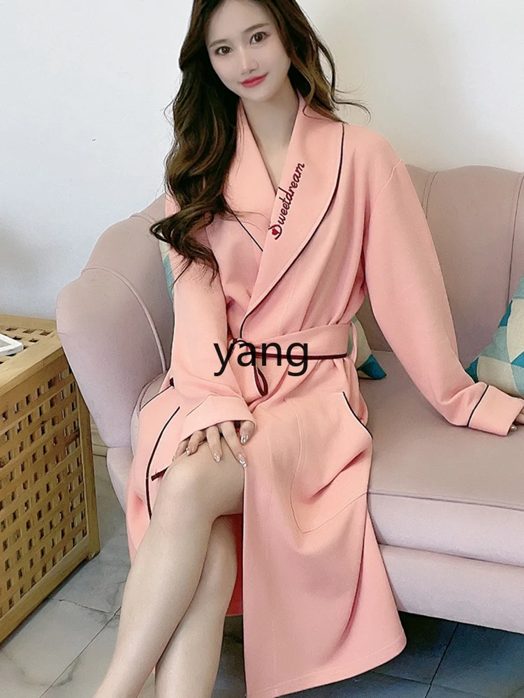 LMM new yukata quick-drying pajamas summer cotton cotton bathrobes water-absorbing quick-drying robes